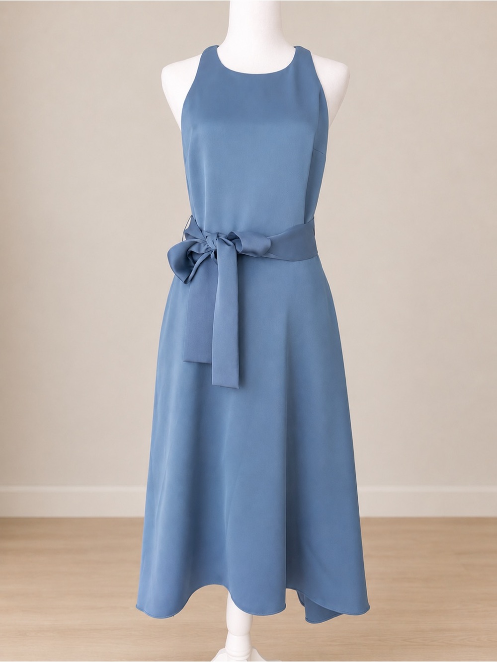 Banana Republic Racer-Neck Fit & Flare Midi Dress